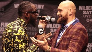 DEONTAY WILDER VS TYSON FURY  THE FULL CRAZY LOS ANGELES PRESS CONFERENCE [upl. by Irtemed]