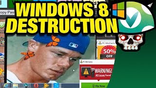 Vinesauce Joel  Windows 8 Destruction [upl. by Moraj]