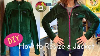 How To Resize a Jacket DIY [upl. by Tay]