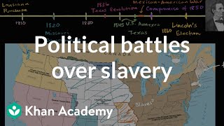 Slavery and Missouri Compromise in early 1800s  US History  Khan Academy [upl. by Alyakcim]