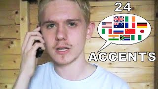 The English Language In 24 Accents [upl. by Calle435]