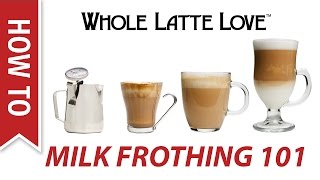 Milk Frothing for Beginners [upl. by Ivar]