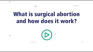 How does surgical abortion work [upl. by Niwrek]