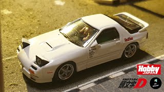 Mazda RX7 FC3S Redsuns InitialD Takahashi Ryosuke by Hobby Japan  UNBOXING and REVIEW [upl. by Aeriela37]