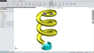 Solidworks tutorial motion analysis [upl. by Mylan]