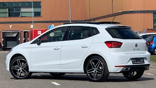 Seat NEW Ibiza FR 2021 in 4K Nevada White 18 inch Performance Black Walk around amp Detail inside [upl. by Mark]