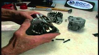 Part 5  Zenoah RC engines crank bearings renewal  DISMANTLE ENGINE amp REMOVE BEARINGS [upl. by Adnolat61]