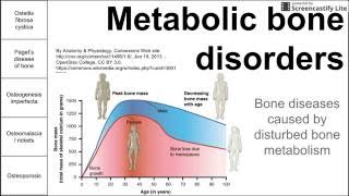 Metabolic Bone Disorders [upl. by Giltzow]