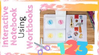 Making Interactive Notebooks Using Workbooks  Homeschool [upl. by Atnuahs]