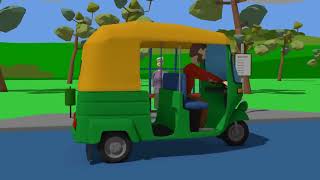 Green rickshaw and a trip around India  Educational trip and show of India [upl. by Ferino831]