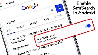 How to Enable SafeSearch Filter In Google [upl. by Warfore]