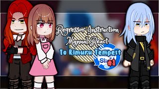 Regressor Instruction Manual React To Rimuru Tempest As The Demon Lord  Gacha Reaction  Part 12 [upl. by Ariane63]