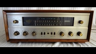 The Fisher 800C vintage high fidelity tube stereo receiver [upl. by Yeliab922]