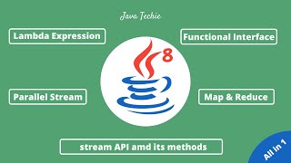 Java 8 complete tutorial in 3 hour with Realtime Example  JavaTechie [upl. by Nelyak]