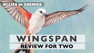 Wingspan  Two Player Board Game Review [upl. by Mullane384]