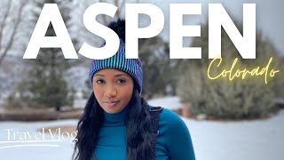 GIRLS TRIP TO ASPEN COLORADO Exploring Aspen amp Snowmobile Adventure [upl. by Landre]