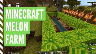 How To Grow MELONS In Minecraft Minecraft Melon Farm [upl. by Gimble]