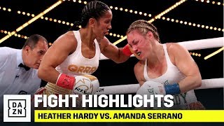 HIGHLIGHTS  Heather Hardy vs Amanda Serrano [upl. by Geddes]