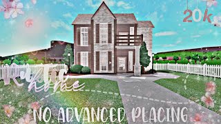 ROBLOX Bloxburg   20K No Advanced Placing  Rustic 2 Story Home [upl. by Puttergill]