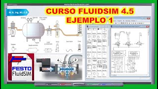 CURSO FluidSIM 45 EJEMPLO 1 [upl. by Adnovay353]