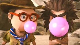 Oko Lele  Episode 5 Bubble Gum Fight  CGI animated short [upl. by Ymorej890]