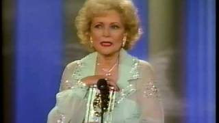 Betty White wins 1987 Comedy Award for Golden Girls [upl. by Mada]