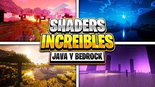 ✔️TOP 10 MEJORES SHADERS REALISTAS PARA MINECRAFT PE BEDROCK Y JAVA 120  GAMA BAJA MEDIA Y ALTA [upl. by Ahsekel]