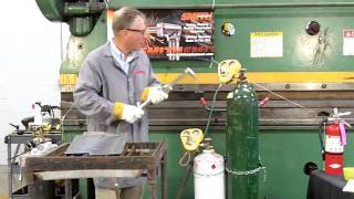 Propane amp Oxygen Torch Cutting Instructional Video [upl. by Zak]