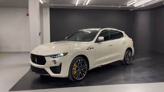 2021 Maserati Levante Trofeo facelift  Revs  Walkaround in 4k [upl. by Allene]