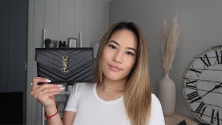 YSL Small Wallet on Chain  My Very First WOC [upl. by Ab]