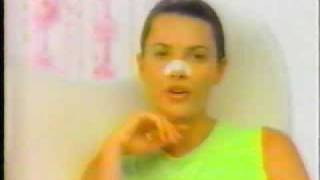 Biore Pore Strips Facial Cleanser Ad From 1997 [upl. by Arukas]