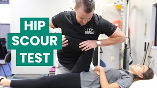 Hip Scour Test [upl. by Dermot259]