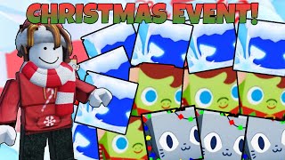 Grinding Christmas Event  Some Giveaways Pet Simulator 99 [upl. by Melvyn]