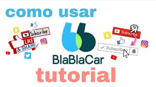 Blablacar Como usar blablacar Usando blablacar fácil y rapido [upl. by Nnylak]