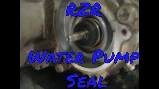 Polaris water pump seal install [upl. by Nette]