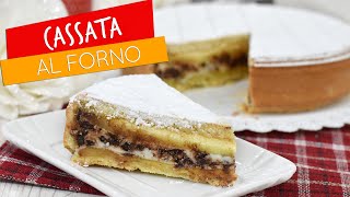 CASSATA AL FORNO SICILIANA  Ricetta originale siciliana [upl. by Creighton59]