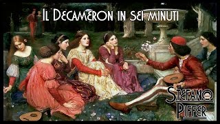 Il DECAMERON di Giovanni Boccaccio in sei minuti [upl. by Anirtac]