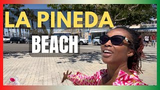 BEACH DAY AT LA PINEDA SPAIN  TRAVELVLOG  Inspired By Amoanimah [upl. by Rehtaeh]