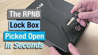 RPNB Lock Box Picked Open In Seconds [upl. by Leahcimnhoj957]