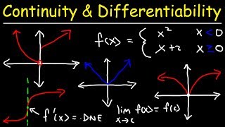 Continuity and Differentiability [upl. by Lednahs121]