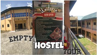 UNILORIN EMPTY HOSTEL ROOM TOUR Inside Charis Hostel 2022 [upl. by Eelyr483]