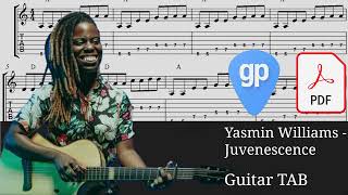 Yasmin Williams  Juvenescence Guitar Tabs TABS [upl. by Yesoj385]