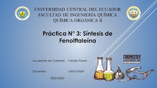 Práctica 3  Síntesis de Fenolftaleína  FIQUCE [upl. by Anirdnajela]