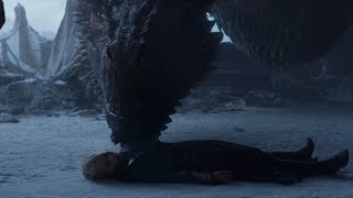 Dragon Fire Iron Throne  Death Daenerys Targeryan  Got S8E6 [upl. by Lalita628]