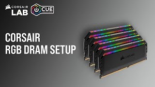 How To Set Up CORSAIR RGB RAM in iCUE 5 [upl. by Dart]