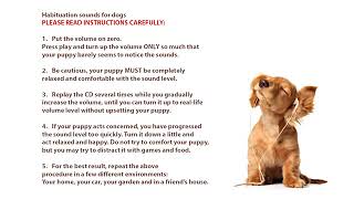 Canine Code  Habituation sounds for puppies [upl. by Adahsar]