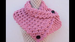 Cuello o bufanda en relieve a crochet para todos [upl. by Gosney]