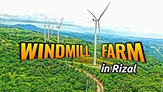 Windmill Farm in Pililia Rizal  One of the Largest Windmill Farm in the Philippines [upl. by Meryl]