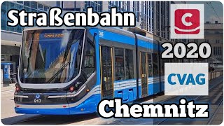 Straßenbahn Chemnitz  Stadtbahn  Chemnitzer Bahn  2020 [upl. by Esirtal855]