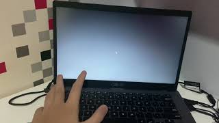 cara atasi laptop black screen hanya ada kursor simple parah cek deskripsi [upl. by Dorr]